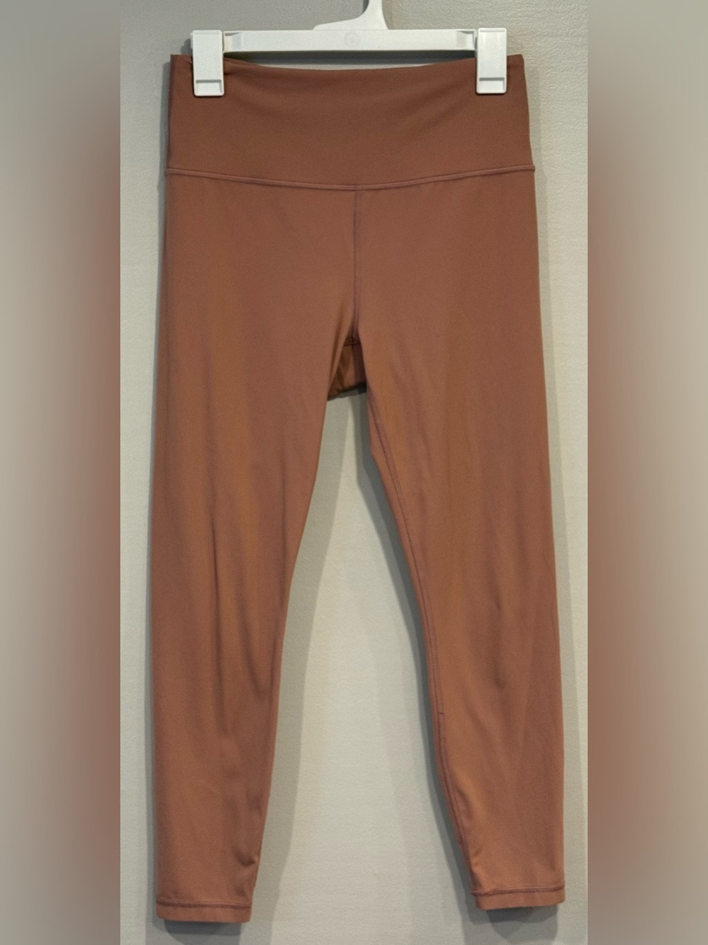 Athleta Ultra High Rise Elation 7/8 Tights Rose Tan Leggings Women's Medium